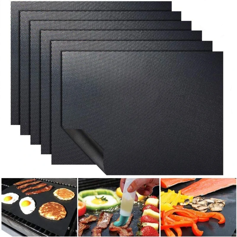 Super Kitchen Baking Mat - 5Pcs Boxed 33X40X0.2mm BBQ Barbecue Mat