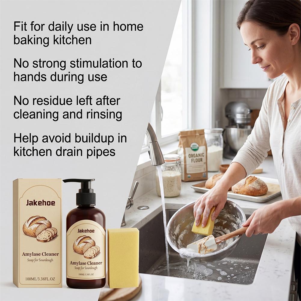 Kitchen Baking Mess - Dough Cleaner Soap for Sourdough Baking