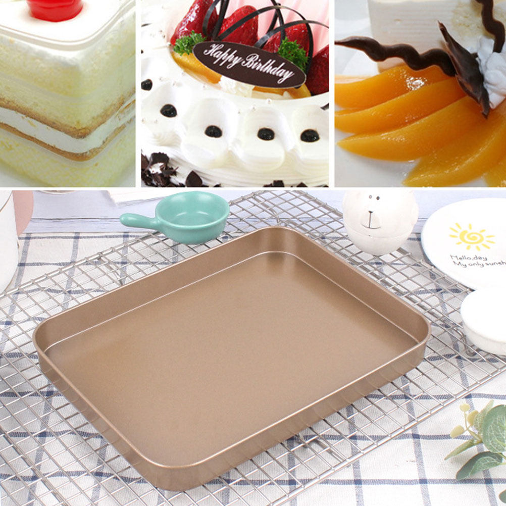 Kitchen Baking Pans - Carbon Steel Rectangular Cake Pan 10