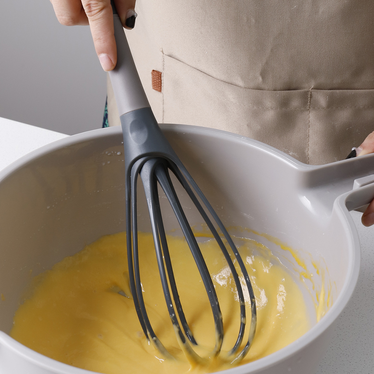 1pcs Egg Beater Rotated Egg Mi - Kitchen Baking Blender ulasan dan harga