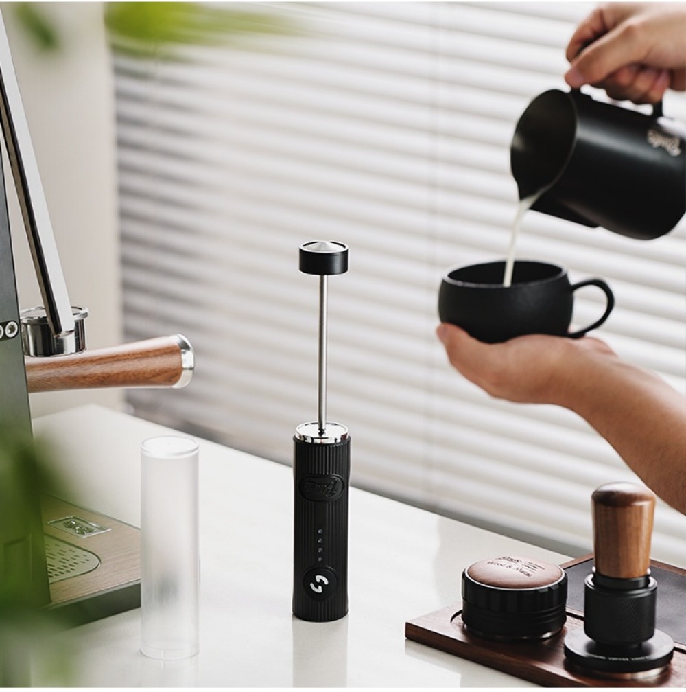 Wireless Electric Mini Milk Fr - Kitchen Baking Blender ulasan dan harga