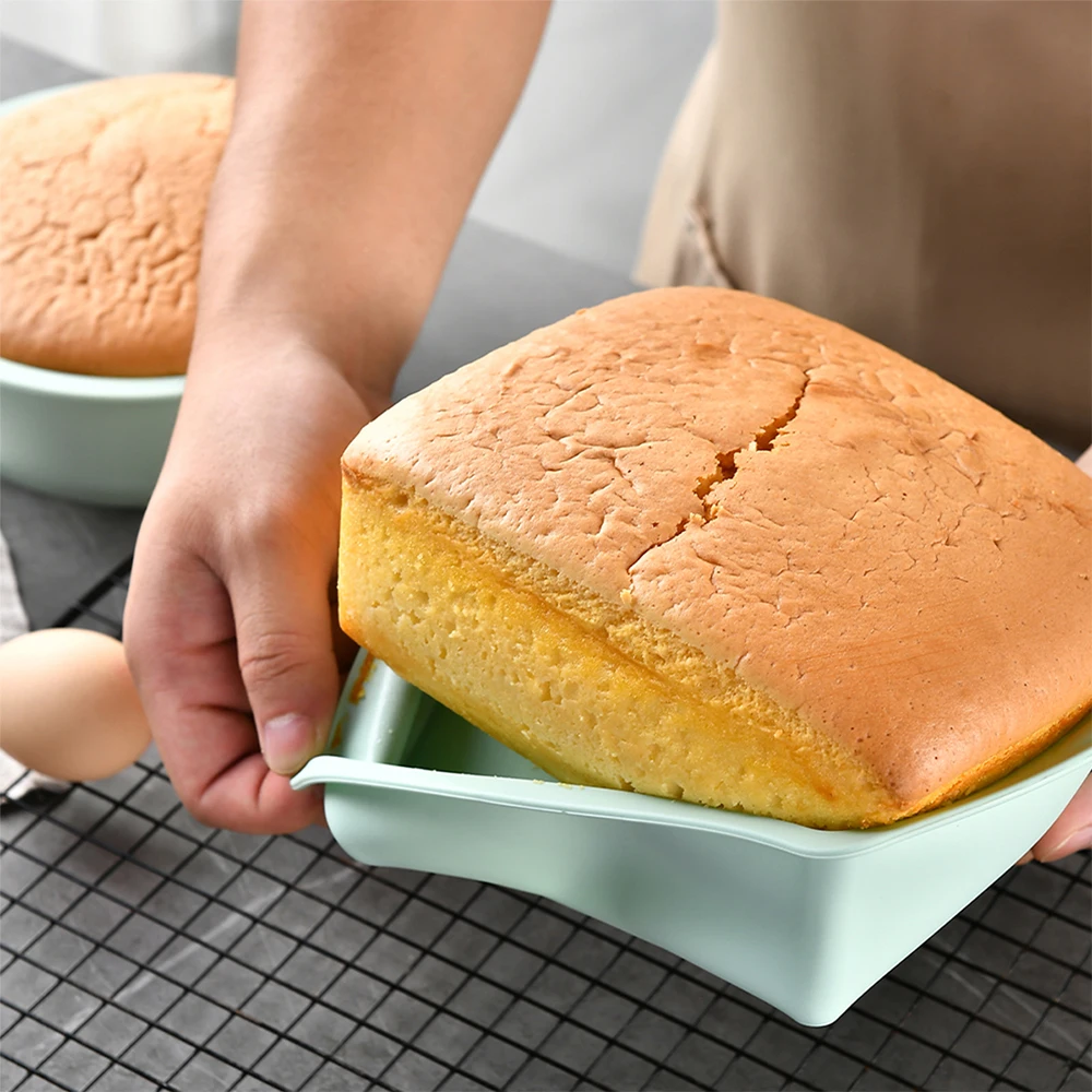 1/4Pcs Silicone Square Cake Mo - Kitchen Baking Ware ulasan dan harga