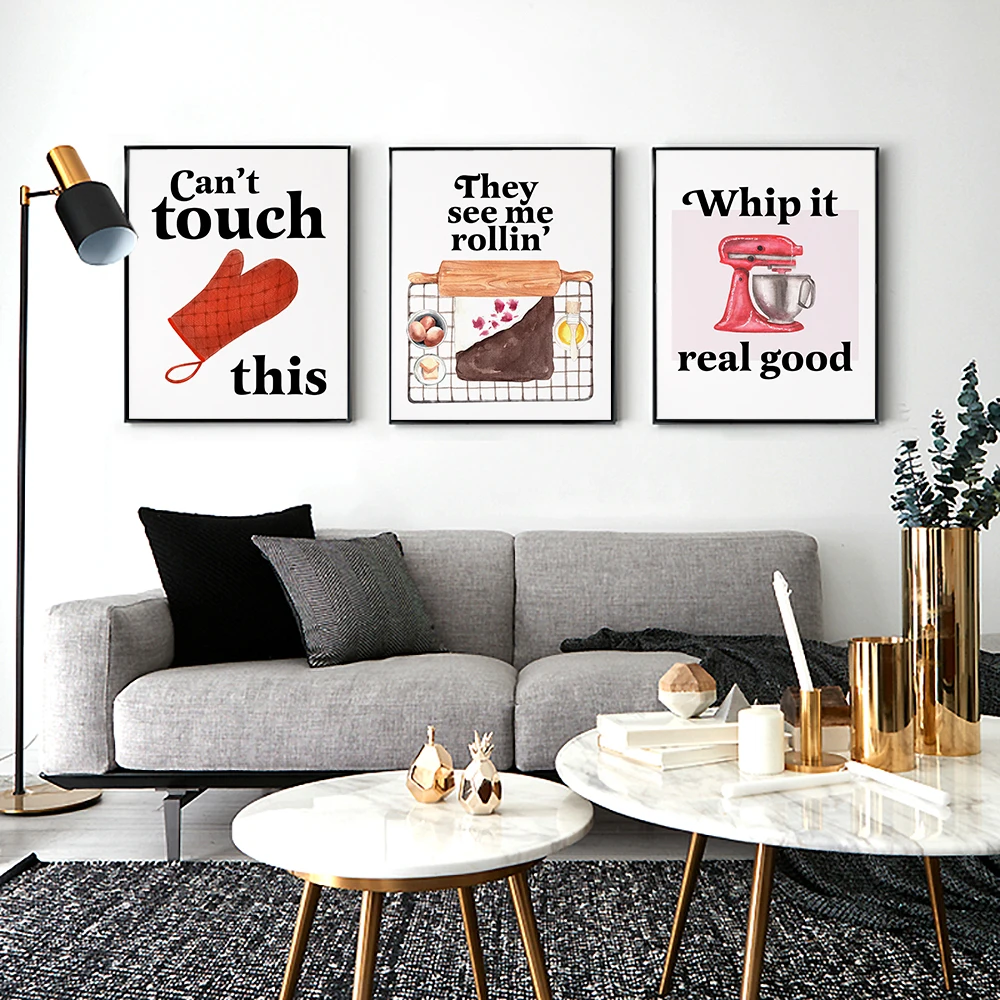 Baking Print Funny Kitchen Rap - Kitchen Baking Quotes ulasan dan harga