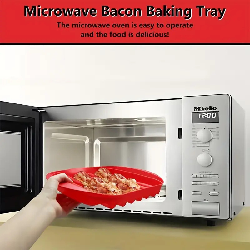 Microwave Bacon Maker Cooker T - Kitchen Baking Mess ulasan dan harga
