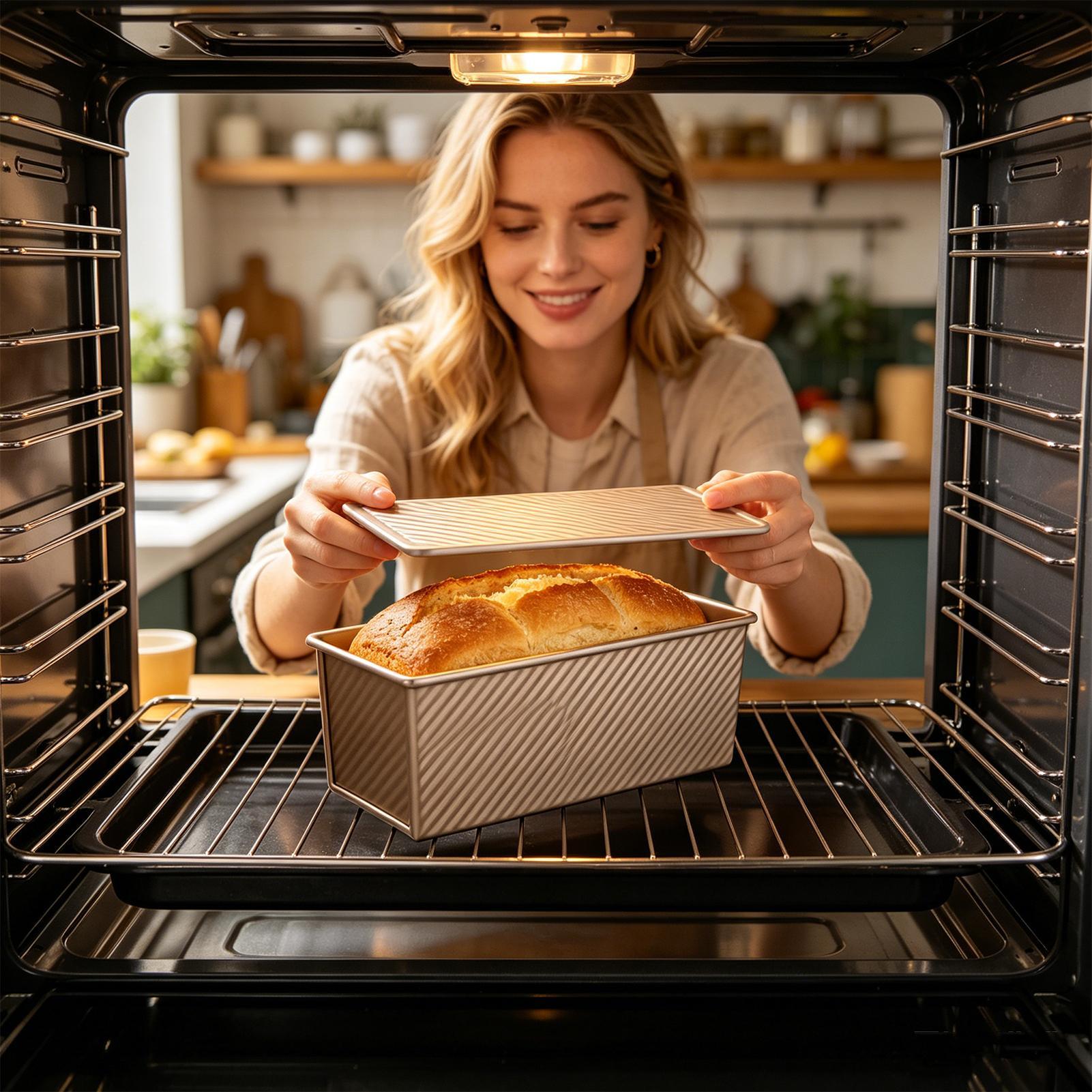 Bread Baking Pan Corrugated Ca - Kitchen Baking Pans ulasan dan harga