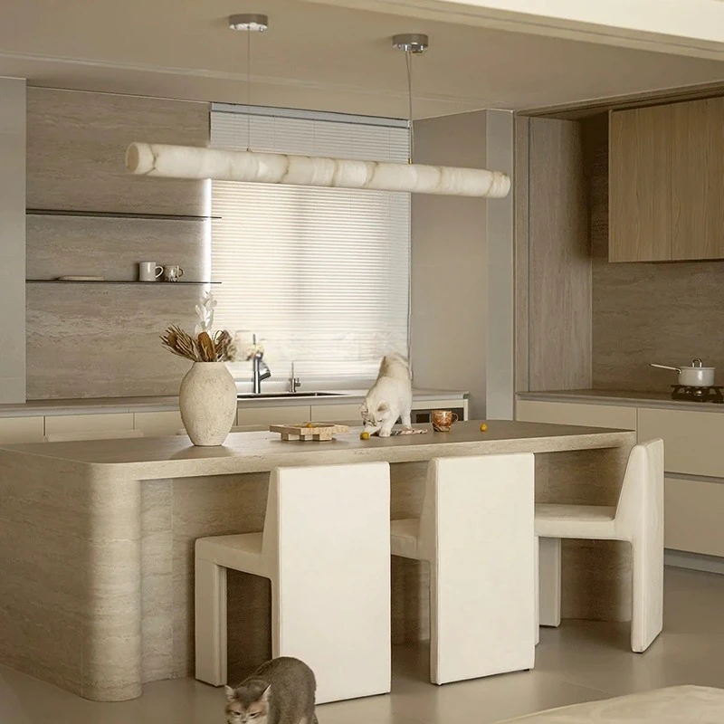 Minimalist Luxury Marble Hangi - Kitchen Island Baking Table ulasan dan harga