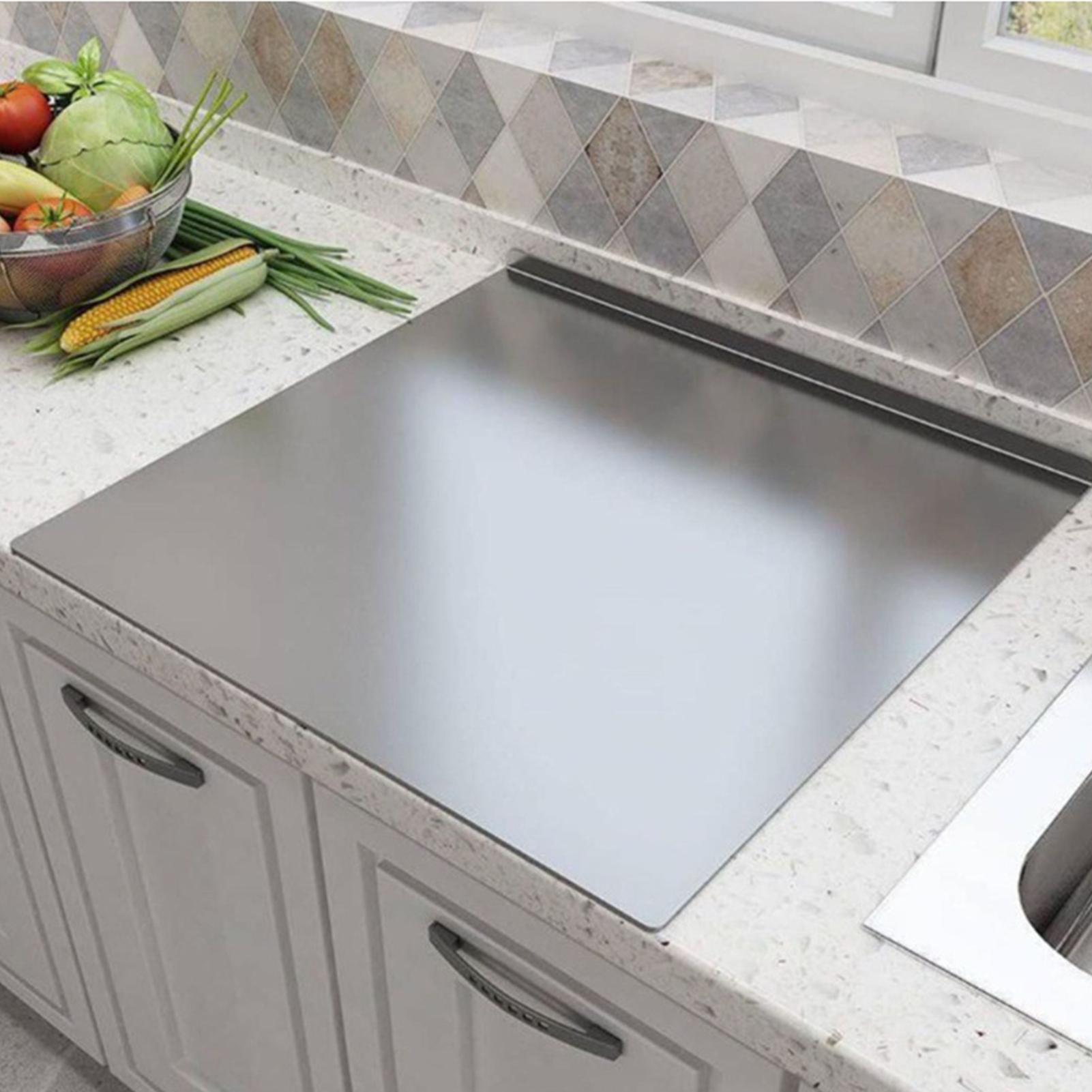 Stainless Steel Cutting Board  - Kitchen Baking ulasan dan harga
