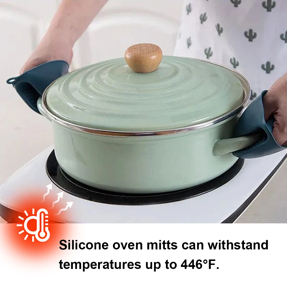 Silicone Oven Mitts Heat Resis - Kitchen Baking Ware ulasan dan harga