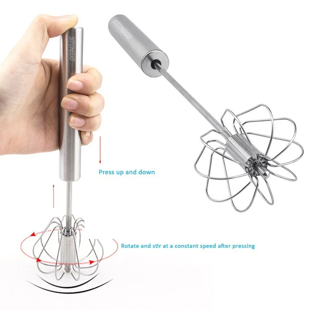 Manual Pressure Rotary Blender - Kitchen Baking Blender ulasan dan harga