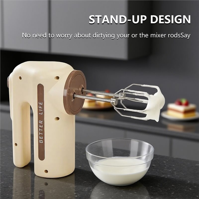AC93-Cordless Electric Handhel - Kitchen Baking Ideas ulasan dan harga