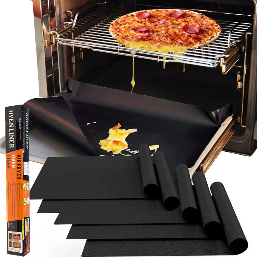 BBQ Mats Oven Bottom Liners Re - Super Kitchen Baking Mat ulasan dan harga