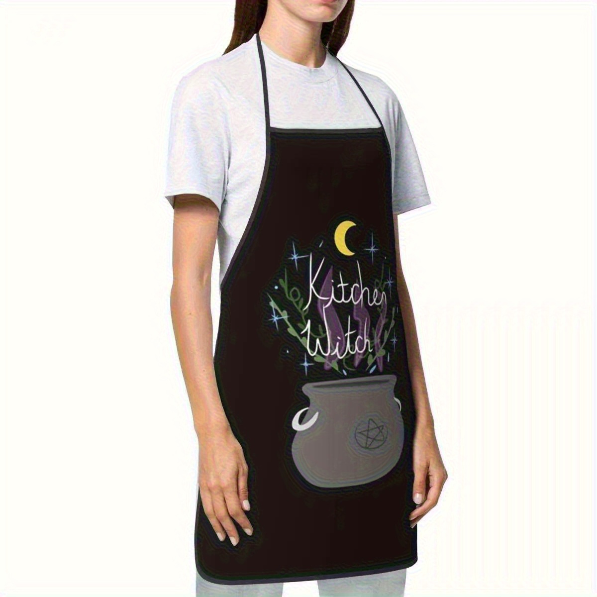 1pc Witch Kitchen Apron with C - Kitchen Witch Baking ulasan dan harga