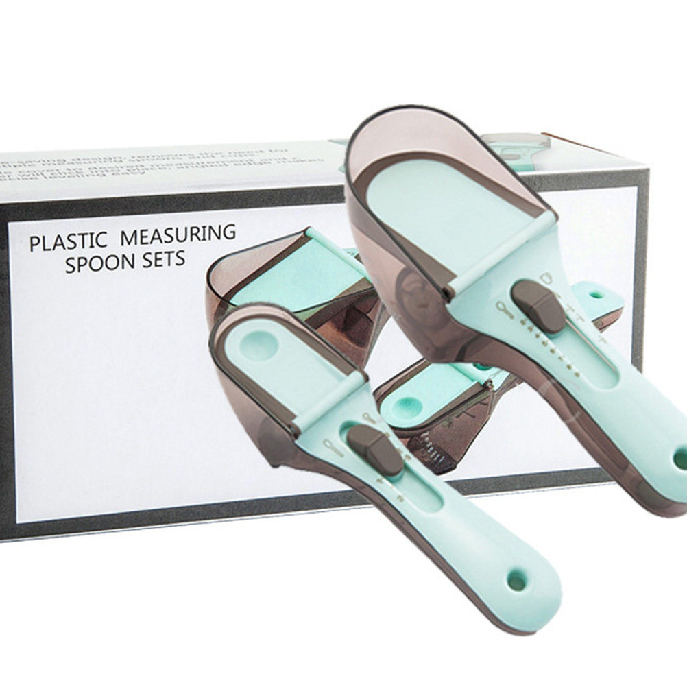 Plastic Measuring Spoons Set F - Kitchen Baking Soda ulasan dan harga