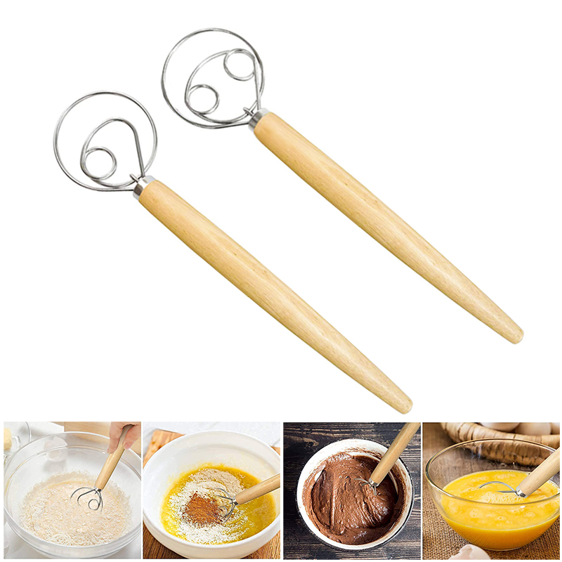 Large Hand Danish Dough Whisk  - Kitchen Baking Blender ulasan dan harga