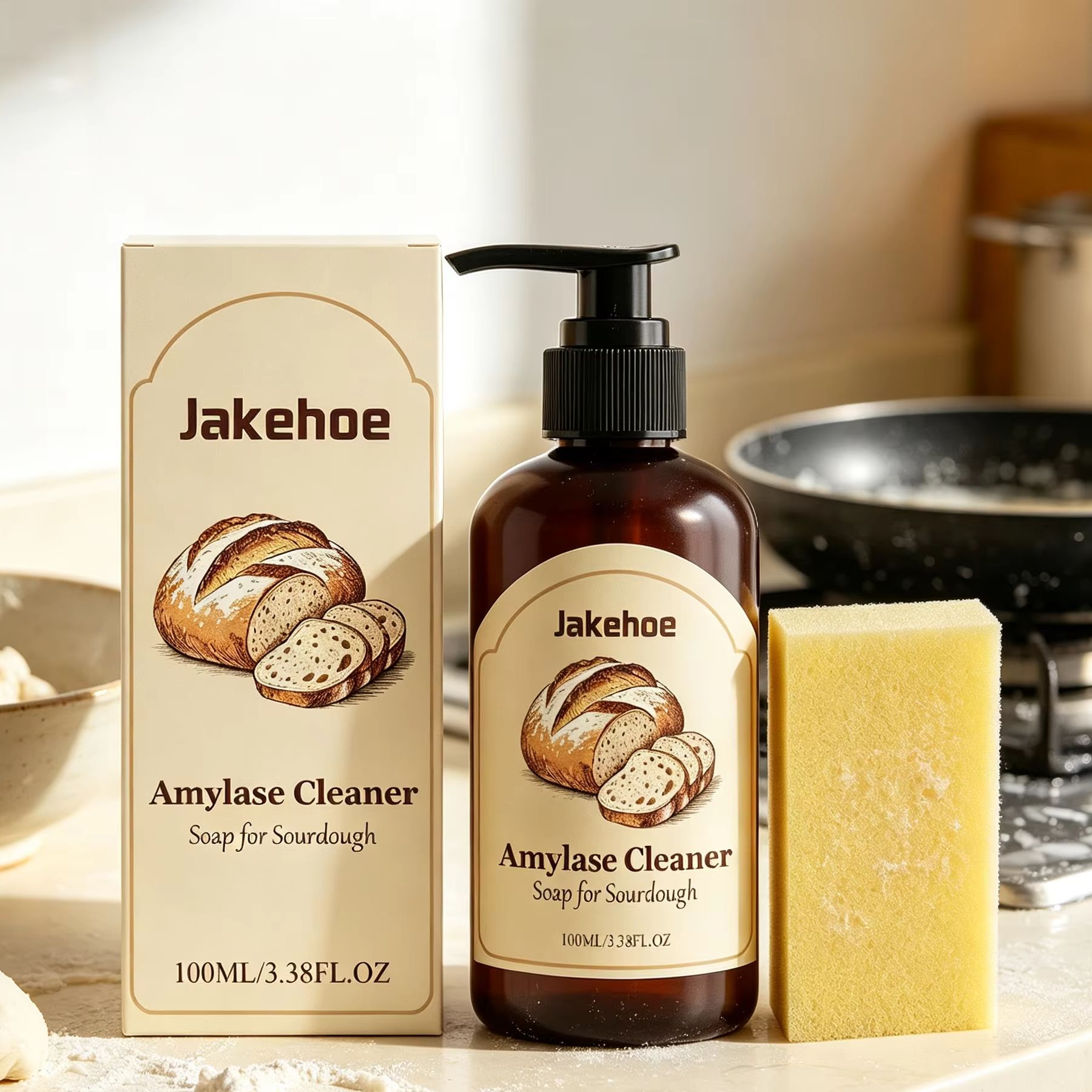 Jakehoe Amylase Cleaner Soap S - Kitchen Baking Mess ulasan dan harga