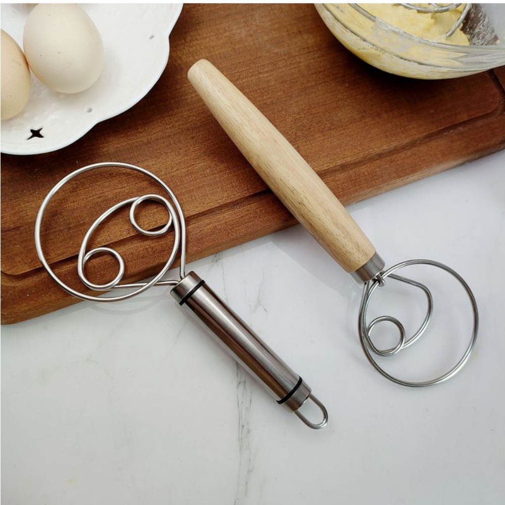1/10PCS Dual Loop Dough Mixing - Kitchen Baking Blender ulasan dan harga