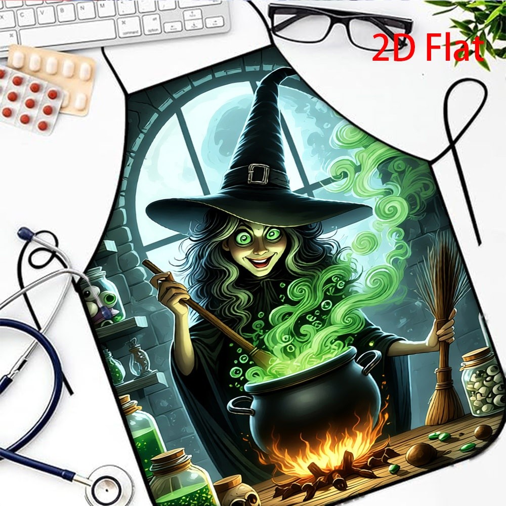 Funny Witch Cooking Apron, Hal - Kitchen Witch Baking ulasan dan harga