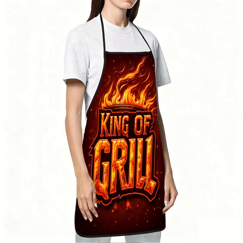 1 Piece of Bbq King Apron, Bbq - Kitchen Baking Ideas ulasan dan harga