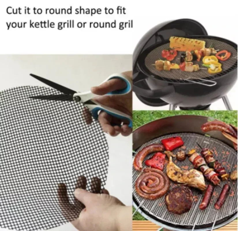 Bbq Barbecue PTFE Mesh Mat, Fi - Super Kitchen Baking Mat ulasan dan harga
