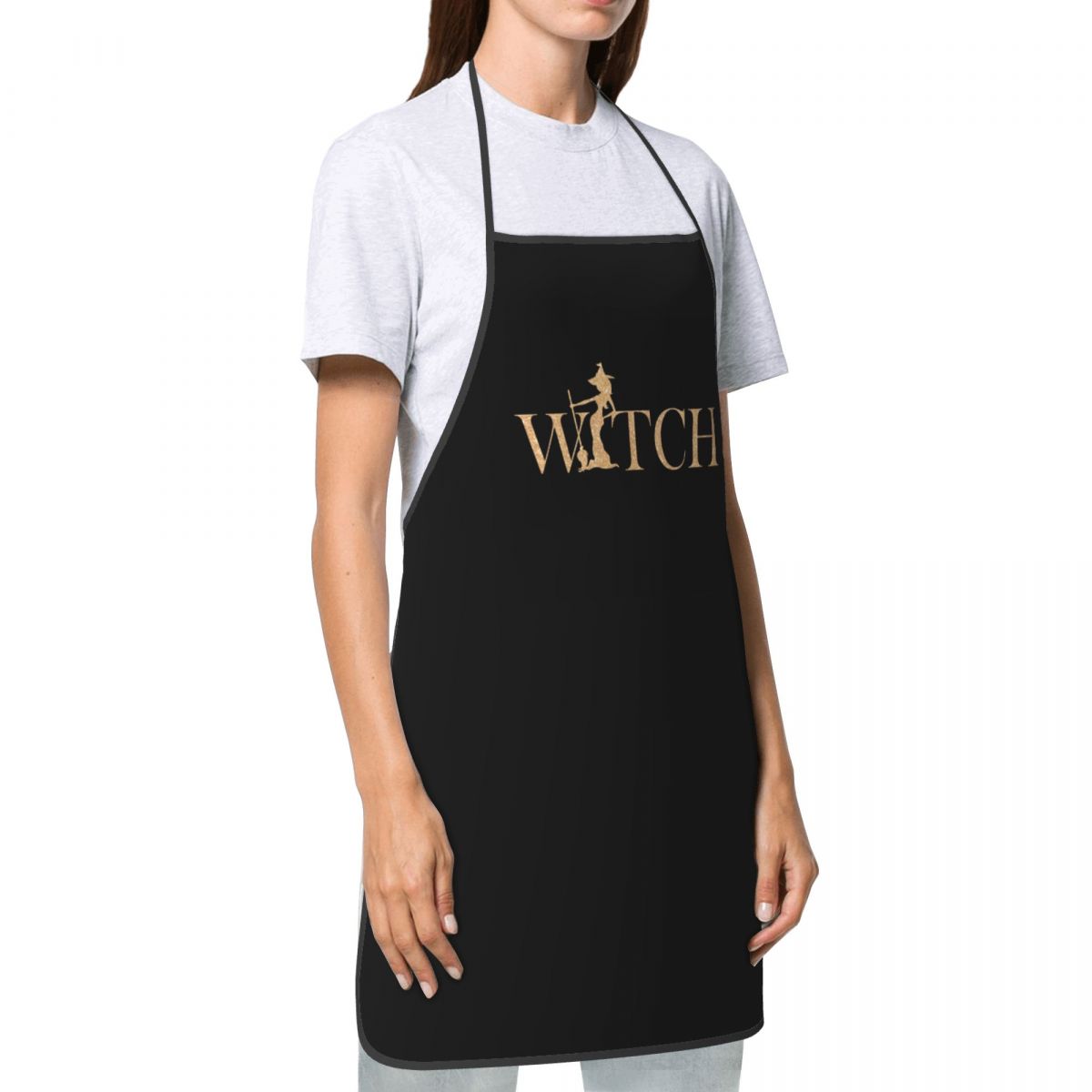 Funny Witch Bib Apron Women Me - Kitchen Witch Baking ulasan dan harga