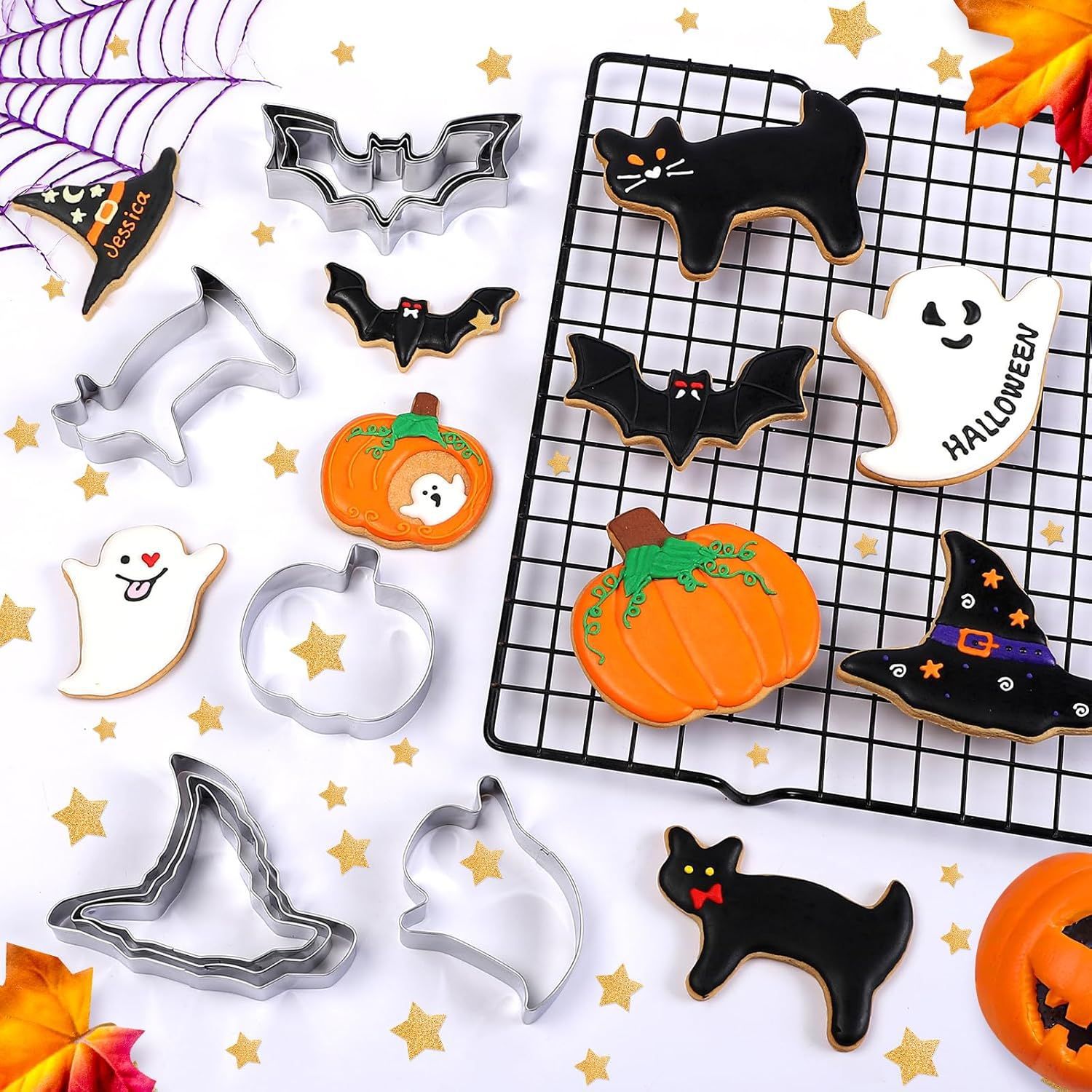 Halloween Cookie Mold 3-Piece  - Kitchen Witch Baking ulasan dan harga
