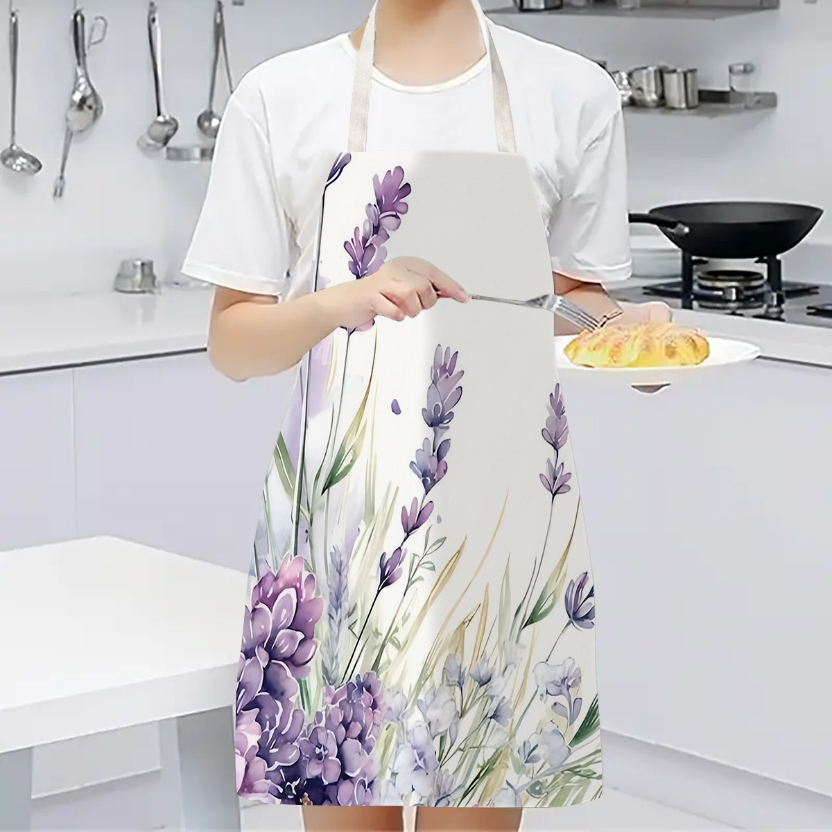1pc Witch Cauldron Apron Linen - Kitchen Witch Baking ulasan dan harga