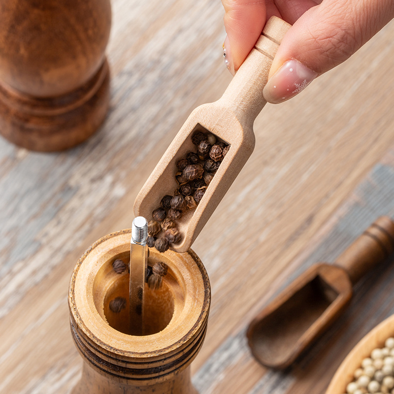 2/5PCS Wooden Coffee Scoop Set - Kitchen Baking Ware ulasan dan harga