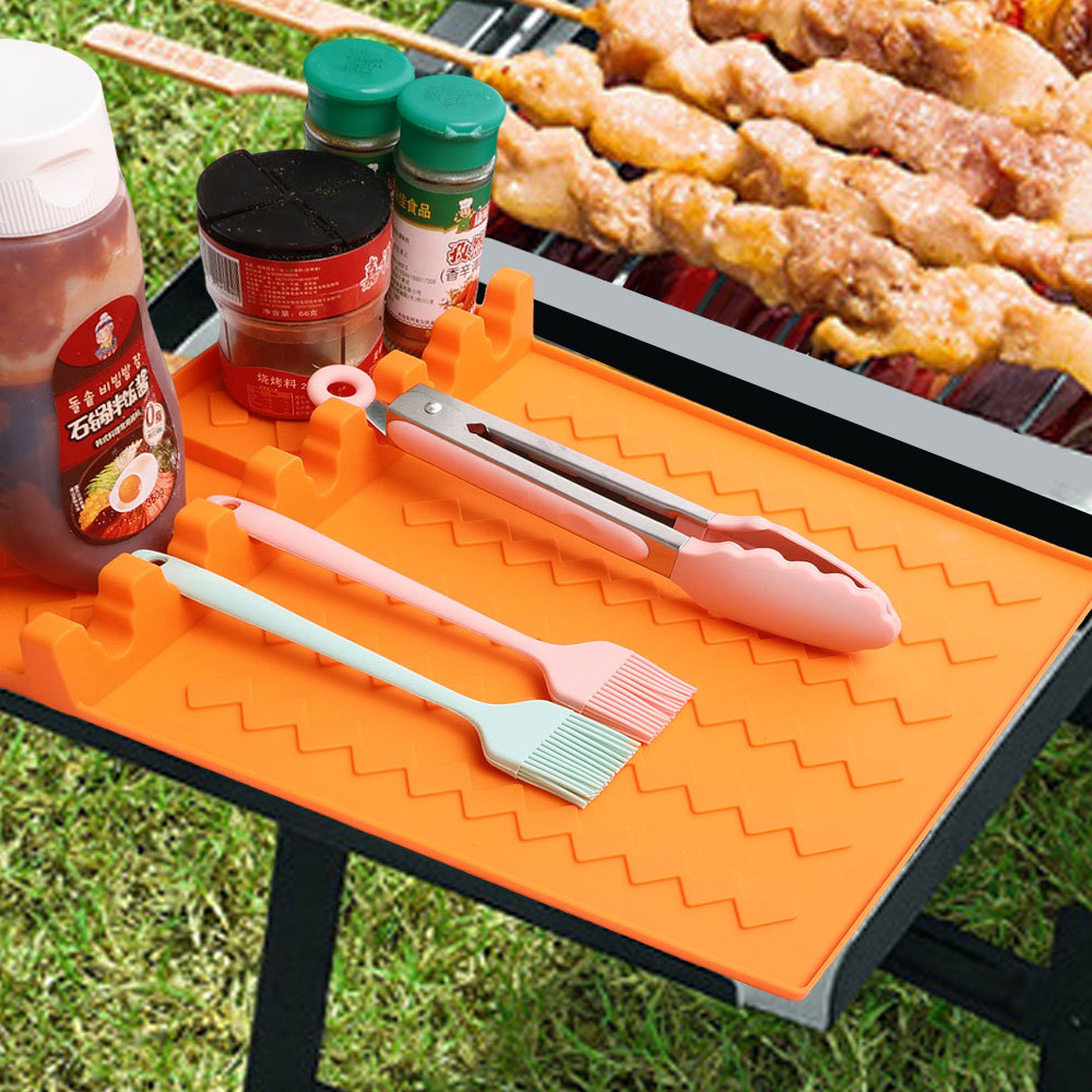 Silicone BBQ Grill Side Burner - Super Kitchen Baking Mat ulasan dan harga