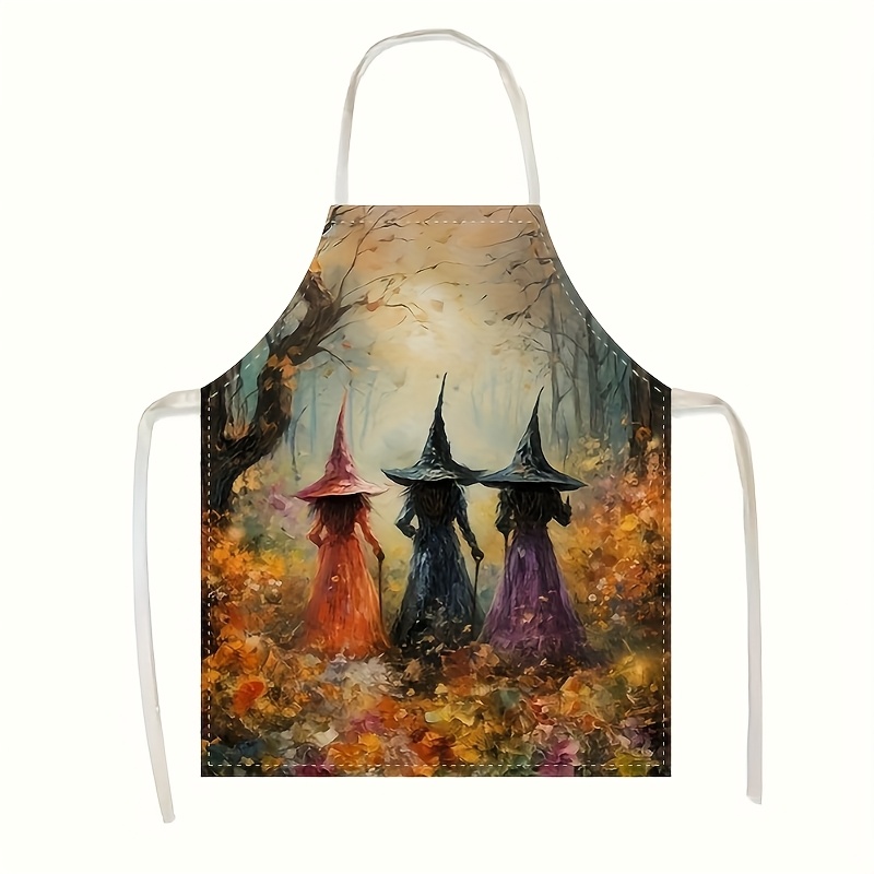 Witch Halloween Apron Women Sp - Kitchen Witch Baking ulasan dan harga