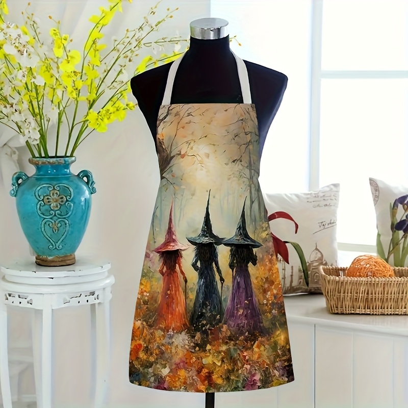 Witch Halloween Apron Women Sp - Kitchen Witch Baking ulasan dan harga
