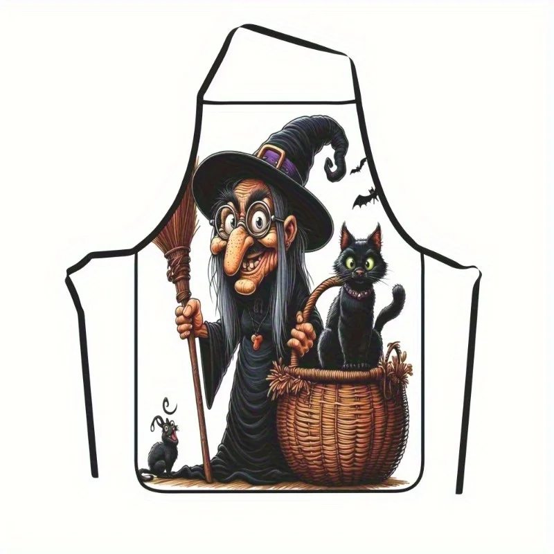 1pc Witch and Black Cat Themed - Kitchen Witch Baking ulasan dan harga