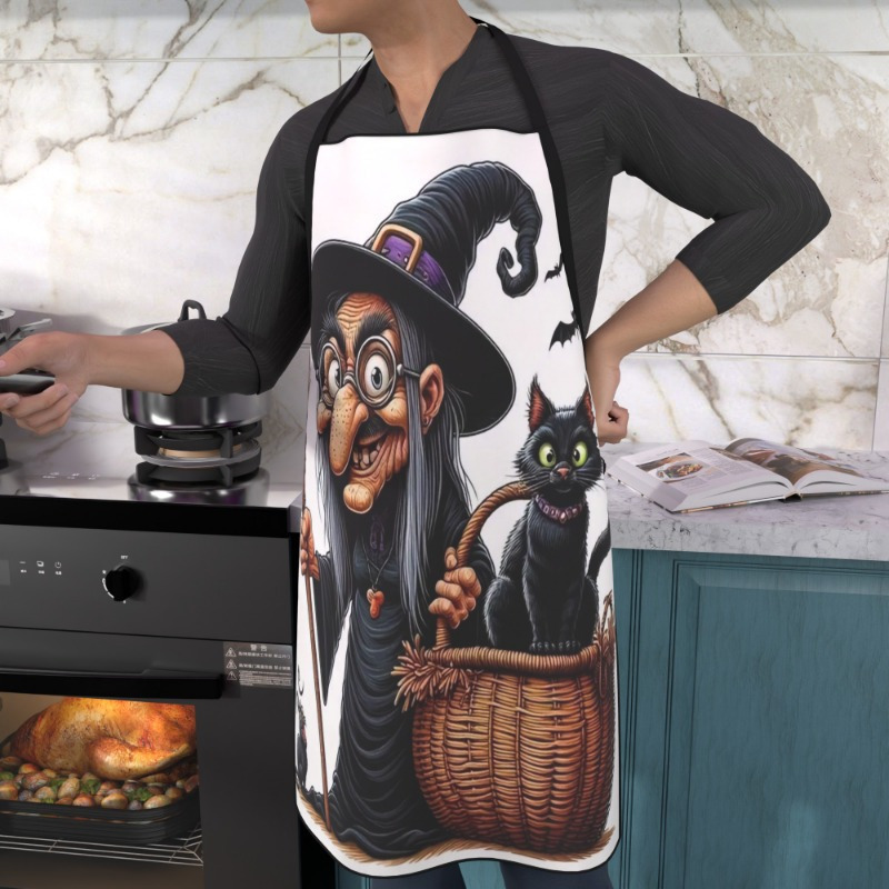 1pc Witch and Black Cat Themed - Kitchen Witch Baking ulasan dan harga