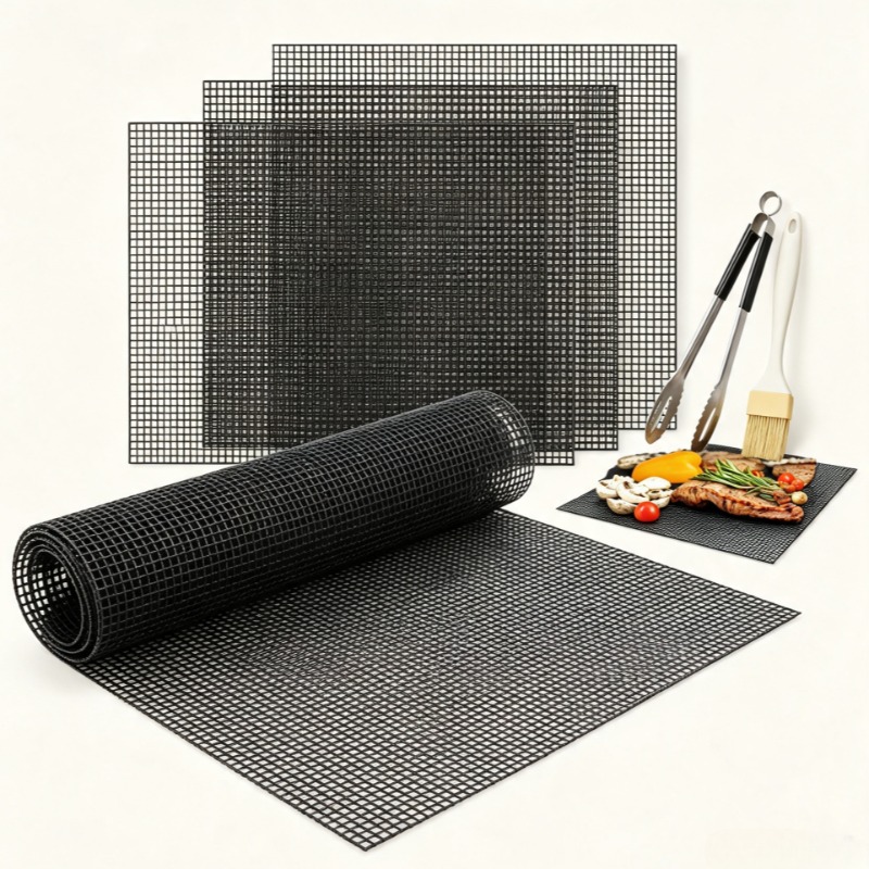 Grill Mesh Mat Set of 5, Reusa - Super Kitchen Baking Mat ulasan dan harga