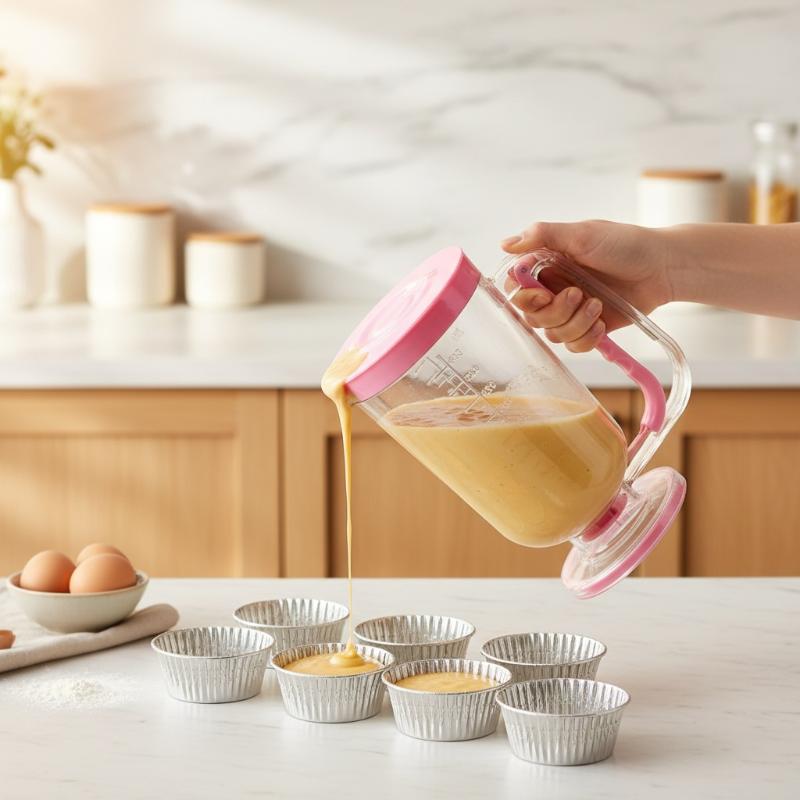 900ml Handheld Batter Dispense - Kitchen Baking Mess ulasan dan harga