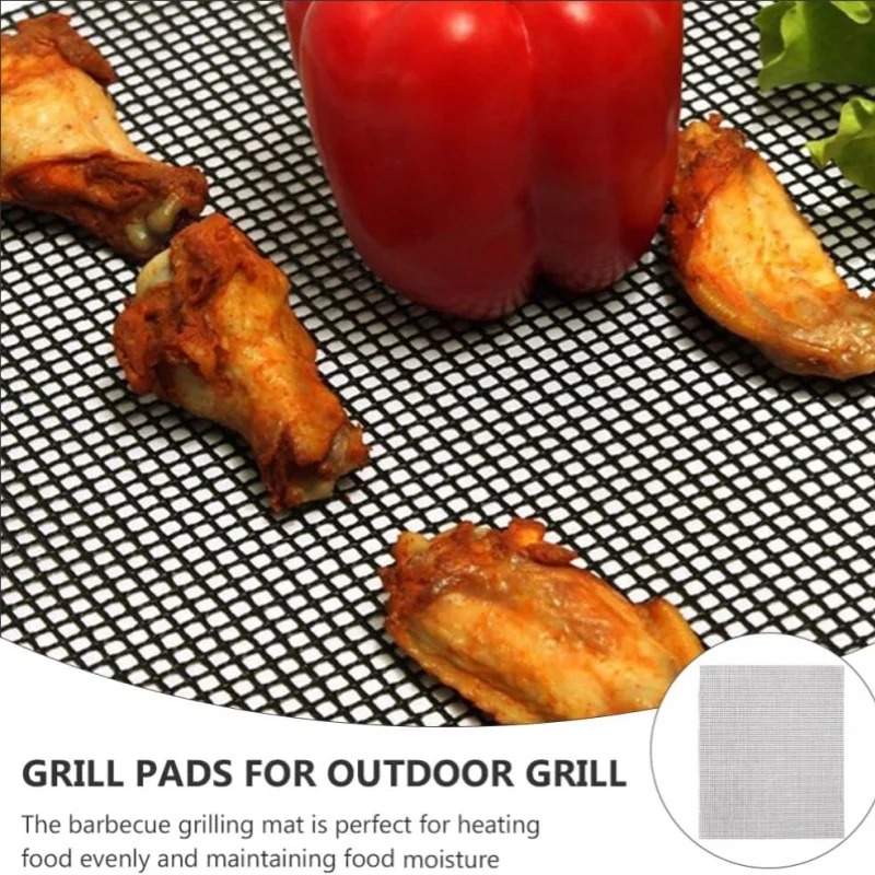1PC Non-stick BBQ Grill Mesh M - Super Kitchen Baking Mat ulasan dan harga