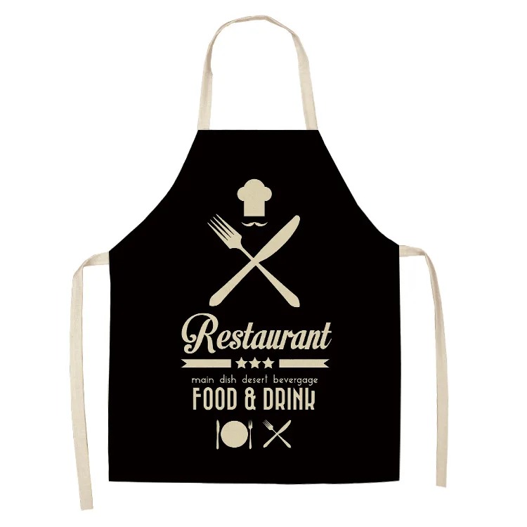 Funny Quote Letter Print Apron - Kitchen Baking Quotes ulasan dan harga
