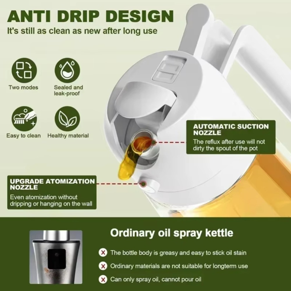 2in1 470ml Plastic Spray Oil S - Kitchen Baking ulasan dan harga