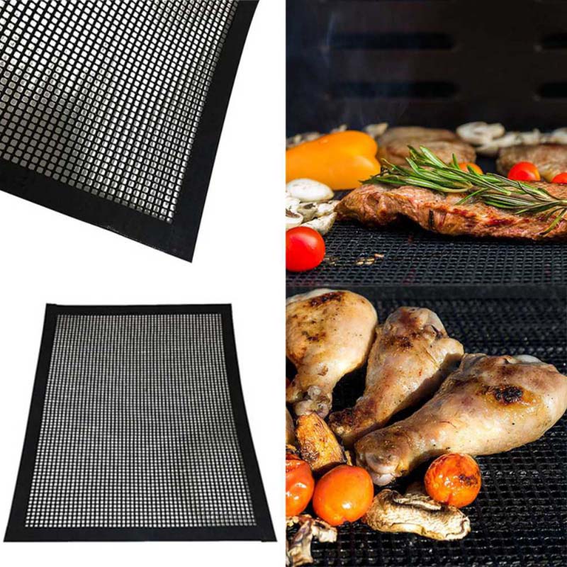 YOMEEI BBQ Grill Cover Mat Pad - Super Kitchen Baking Mat ulasan dan harga