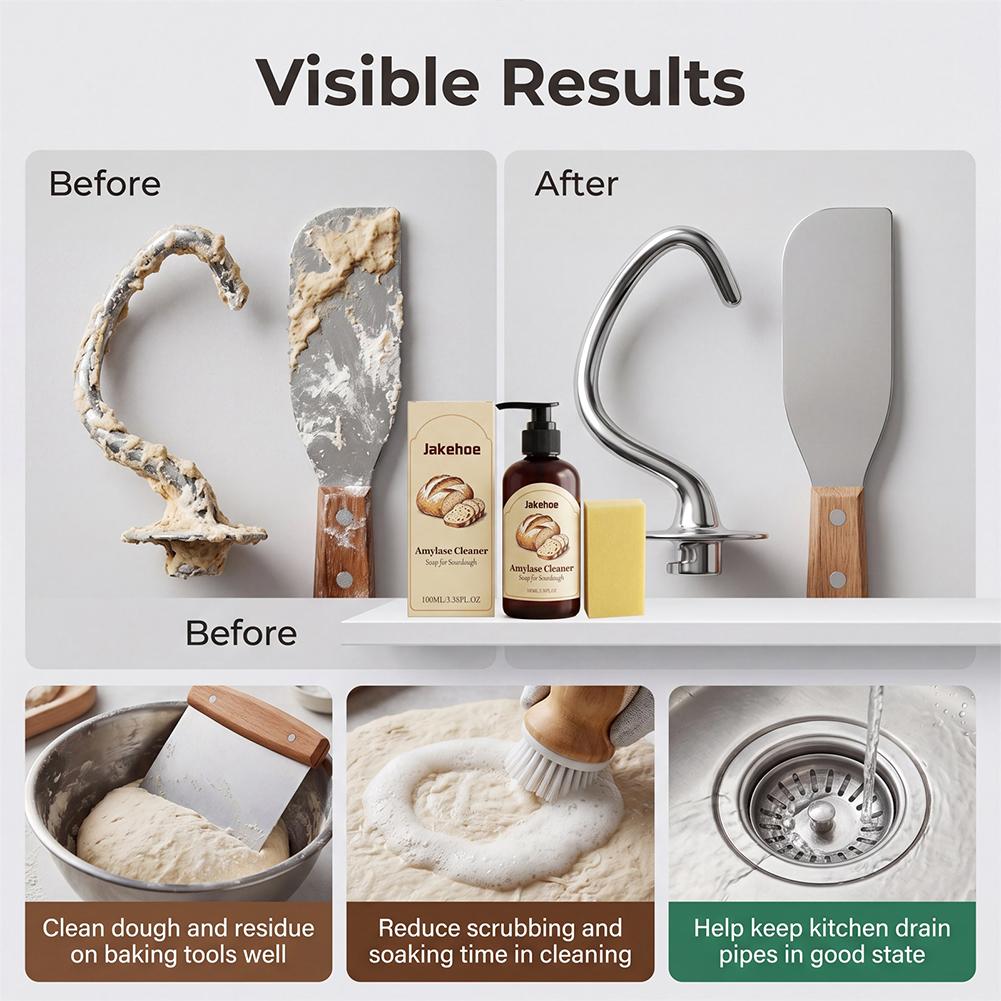 Dough Cleaner Soap for Sourdou - Kitchen Baking Mess ulasan dan harga