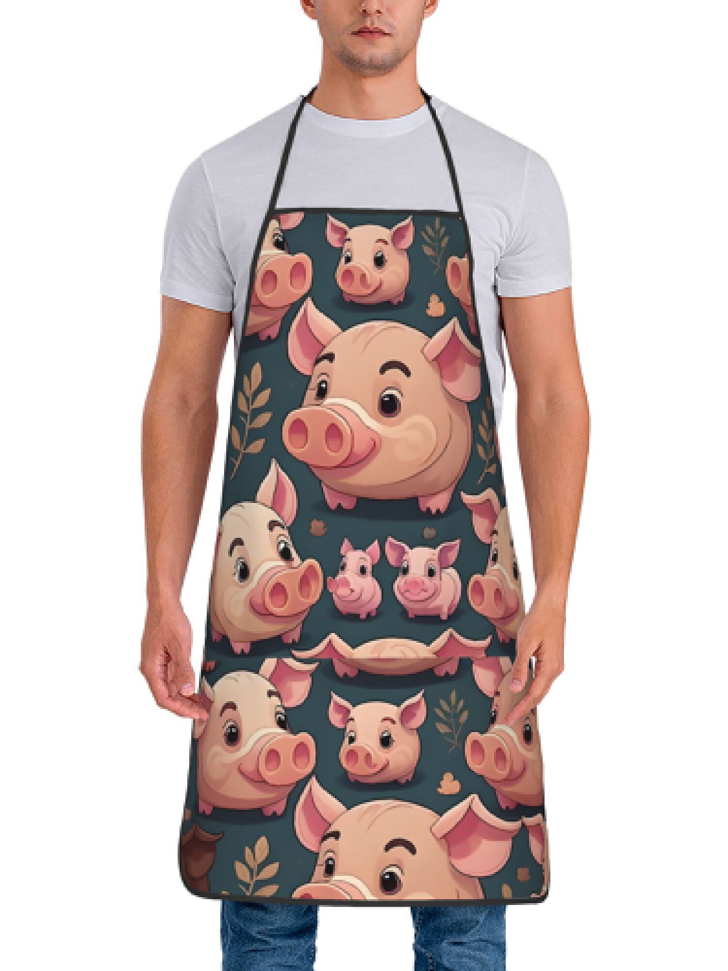 1 Piece Retro Pink Pig Design  - Kitchen Baking Ideas ulasan dan harga