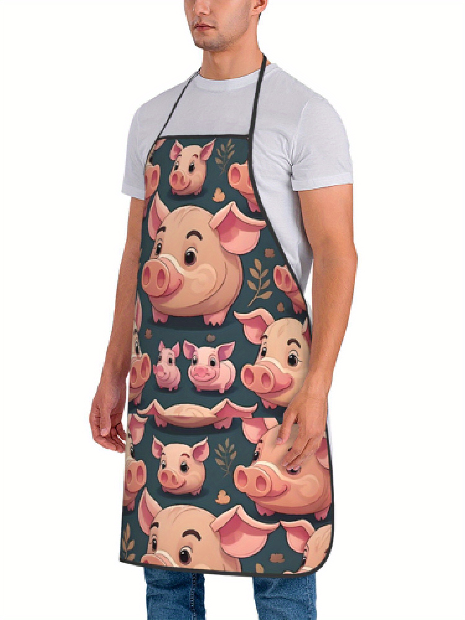 1 Piece Retro Pink Pig Design  - Kitchen Baking Ideas ulasan dan harga