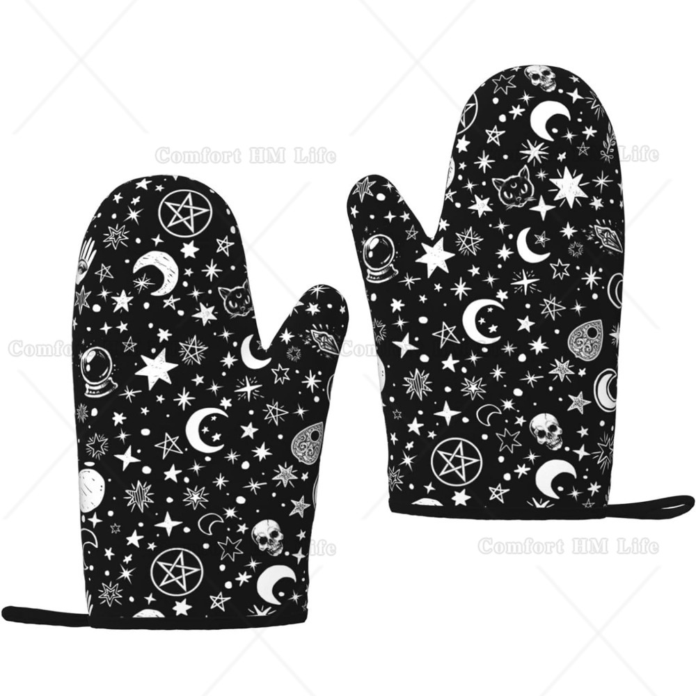 Witch Cat Silicone Oven Mitts  - Kitchen Witch Baking ulasan dan harga