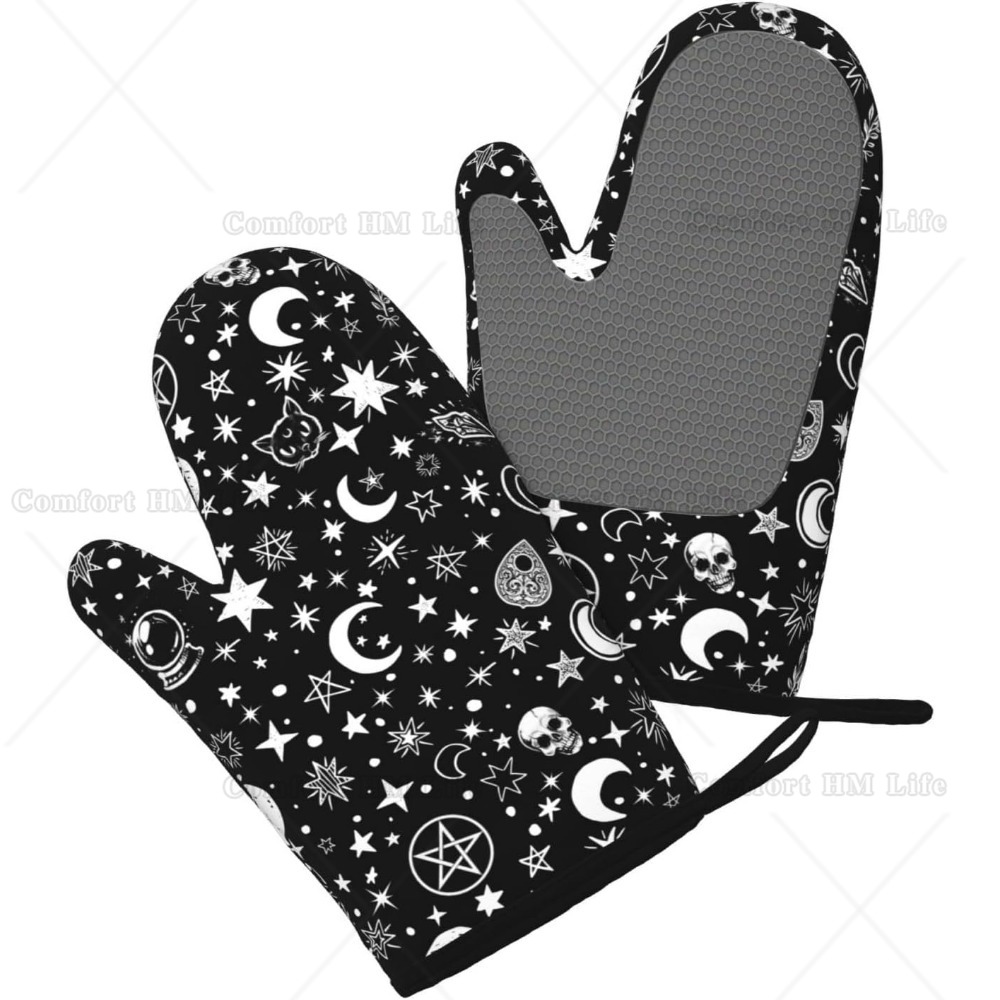 Witch Cat Silicone Oven Mitts  - Kitchen Witch Baking ulasan dan harga