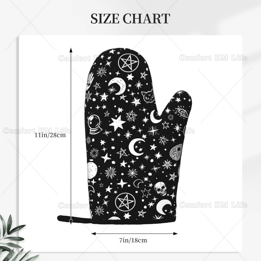 Witch Cat Silicone Oven Mitts  - Kitchen Witch Baking ulasan dan harga