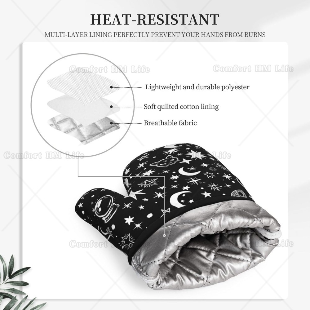 Witch Cat Silicone Oven Mitts  - Kitchen Witch Baking ulasan dan harga