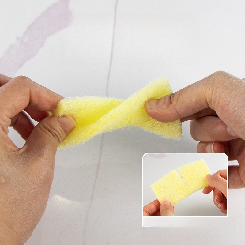 Dish Sponge Scouring Wipes Mul - Kitchen Baking Soda ulasan dan harga