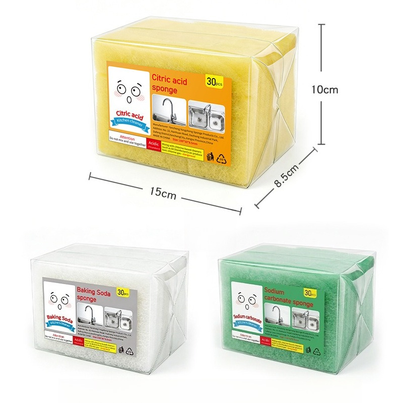 Dish Sponge Scouring Wipes Mul - Kitchen Baking Soda ulasan dan harga