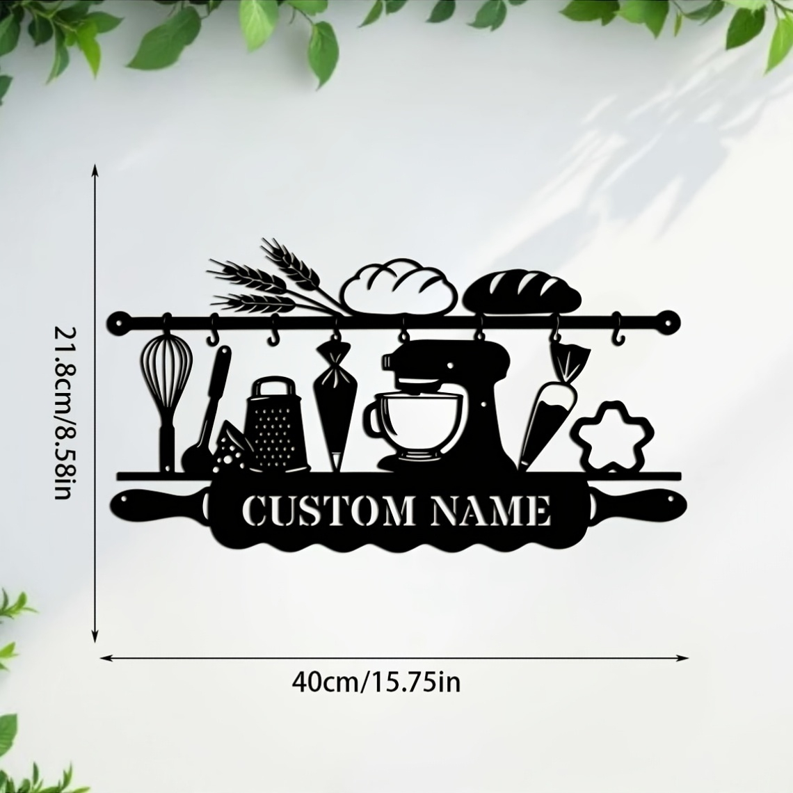 Personalized Kitchen Iron Wall - Kitchen Baking ulasan dan harga