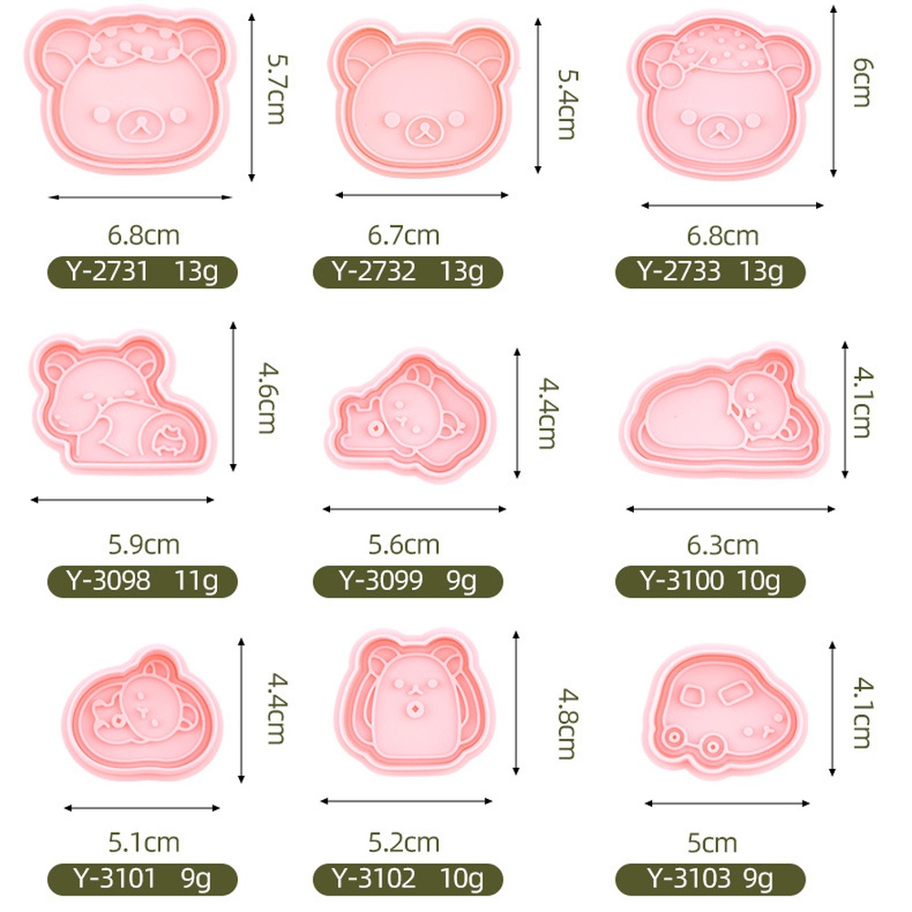 Cute Bear Cookie Mold Cartoon  - Kitchen Baking Ideas ulasan dan harga