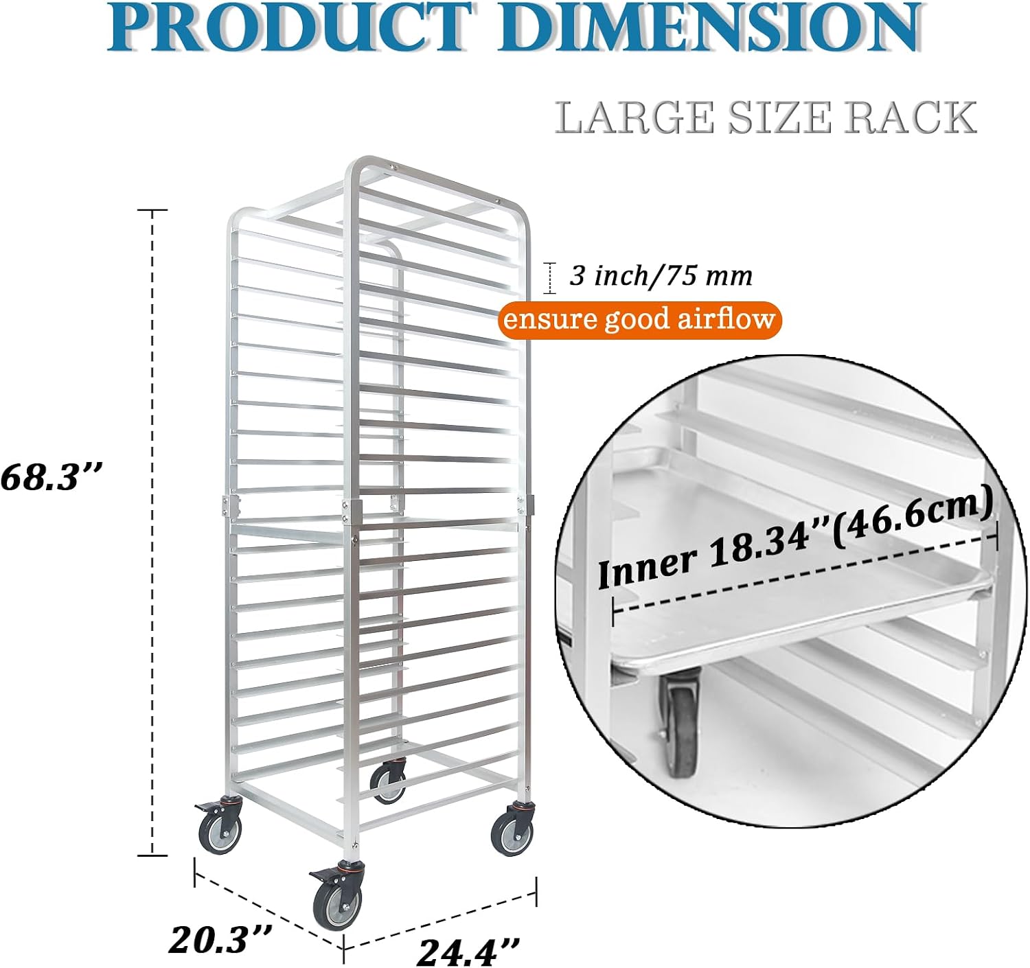 Commercial 20 Tier Stainless S - Kitchen Baking Pans ulasan dan harga
